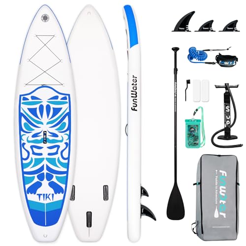 FunWater Aufblasbares Stand Up Paddle Board für Kinder Surfboard SUP Komplettes...