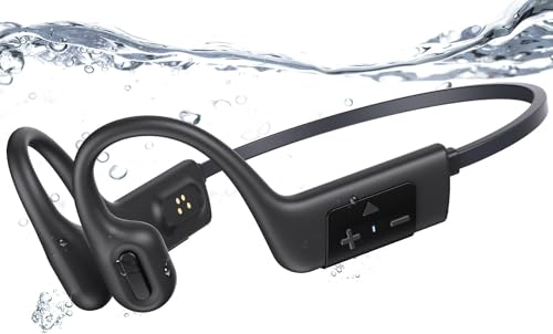 Relxhome Kopfhörer Schwimmen, Knochenschall Kopfhörer, IP68 Wasserdicht, 32G Speicher...