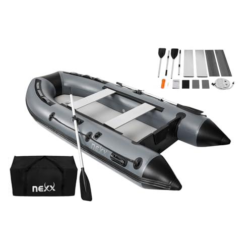 Professionelles Sportboot, Schlauchboot Anglerboot, NEXX 330cm mit Luftboden - Angelboot...