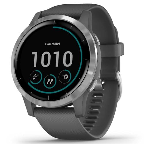 Garmin vívoactive 4 – wasserdichte GPS-Fitness-Smartwatch mit Trainingsplänen,...