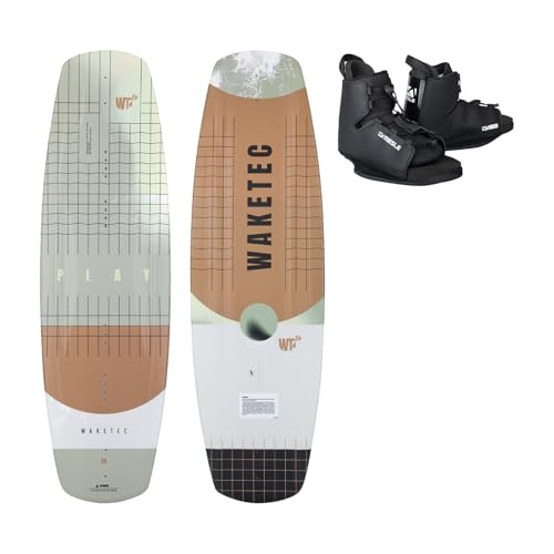 Waketec Wakeboard-Set Play mit Duro Bindung, Package für Anfänger und Fortgeschrittene,...