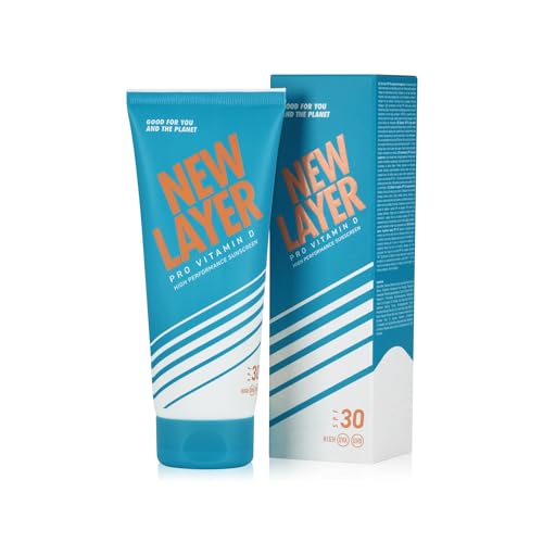 NEW LAYER Sonnencreme | LSF 30 | Pro Vitamin D | Wasserfest | Ohne Mikroplastik |...