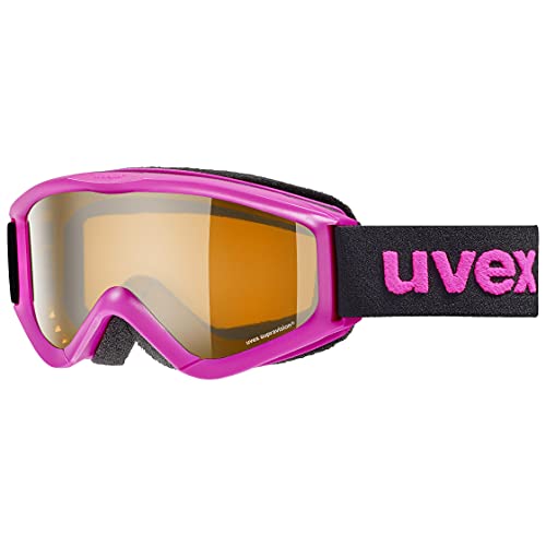 uvex speedy pro - Skibrille für Kinder - konstrastverstärkend - vergrößertes,...