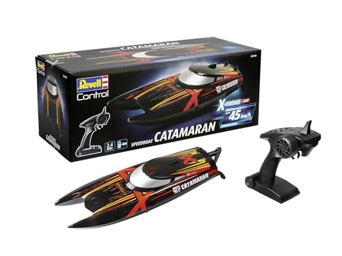 Revell Control X-TREME Catamaran I Ferngesteuertes RC Boot für Kinder und Erwachsene ab...