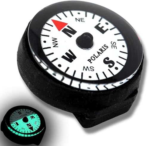 POLARIS MC-0932 Navigationskompass, wasserdicht, 60 m, Kunststoff und Silikon, tragbar,...