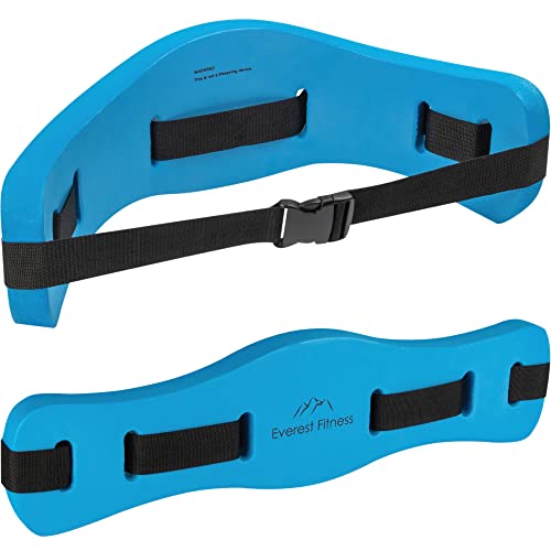 EVEREST FITNESS Schwimmgürtel in Blau - Aqua Jogging Gürtel - Schwimmgurt Erwachsene -...