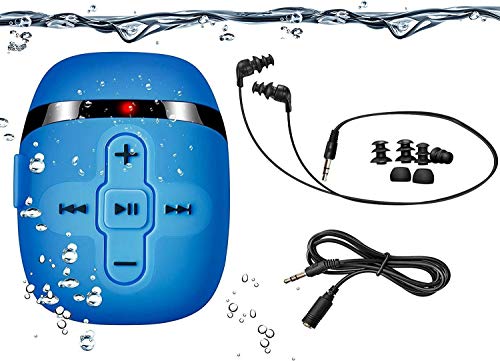 HiFi Sound Wasserdichter MP3 Player zum Schwimmen und Laufen, Unterwasser-Kopfhörer mit...