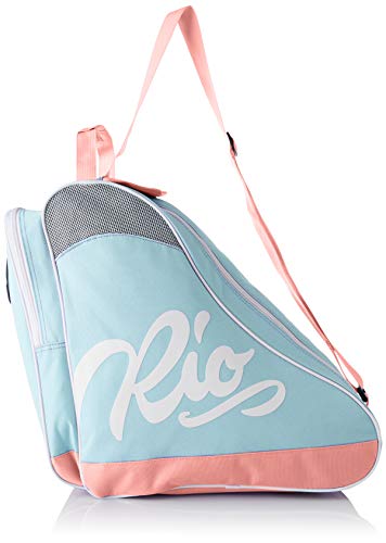Rio Roller Roller Script Skate Bag, Unisex-Erwachsene Stofftasche, Mehrfarbig...