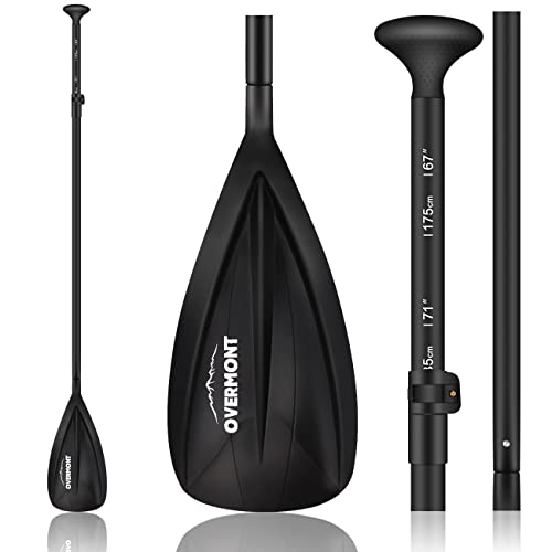 OVERMONT Stand-Up Paddling Stechpaddel SUP Teleskop Paddel 165cm-215cm Verstellbar...