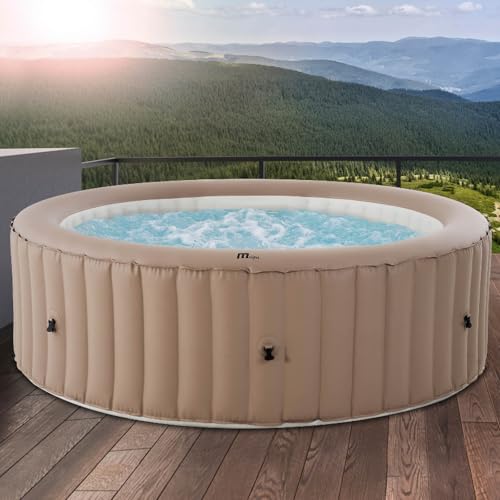 BRAST® Whirlpool aufblasbar MSpa Bristol für 8 Personen | Ø224x70cm | In- Outdoor Pool...