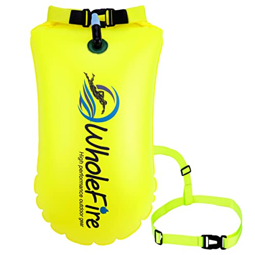 WholeFire Schwimmring 20L, wasserdicht, aufblasbar, Sicherheitsschwimmer für Wassersport,...