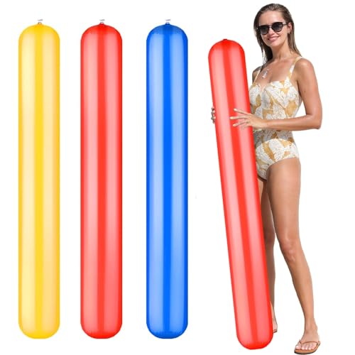 3 Stück 150cm Super Langer Schwimmnudel Poolnudel für Kinder und Erwachsene, Zum Baden...