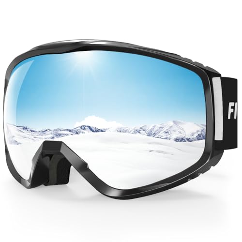 Findway Skibrille Erwachsene für Herren Damen, Snowboardbrille für Brillenträger, OTG...