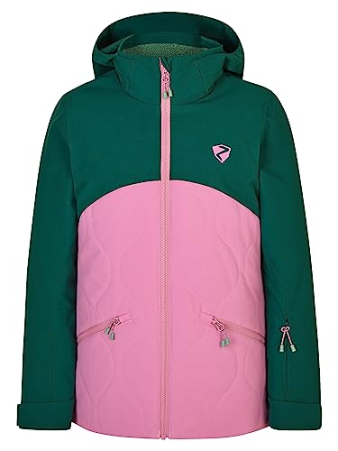 Ziener Mädchen AYLA Ski-Jacke, Winterjacke | wasserdicht, winddicht, warm, fuchsia pink,...