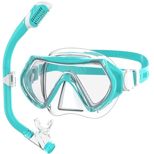 Findway Schnorchelset Kinder,Taucherbrille Kinder Schnorchelmaske Tauchen Set für Jungen...