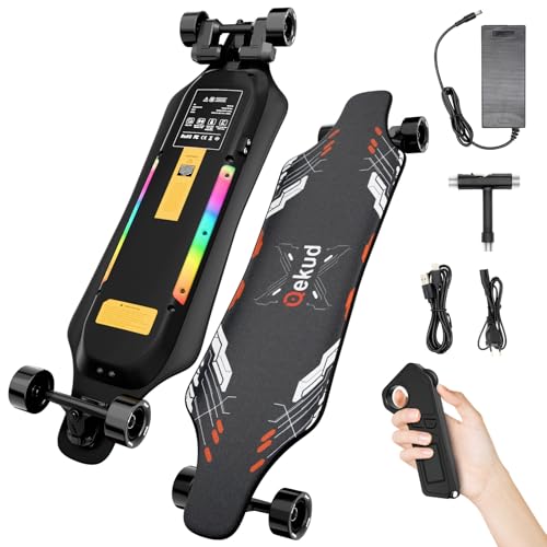 Qekud Elektro-Skateboard für Erwachsene und Jugendliche - 1800W Motor 4...