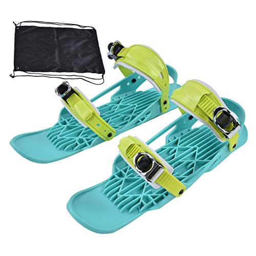 Kurze Ski-Skates, Mini-Snowskate-Snowboard, Tragbarer, Verstellbarer Schneeski mit...