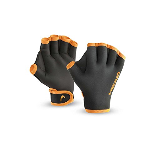 HEAD Erwachsene Schwimmhandschuhe Swim Glove, Black, L