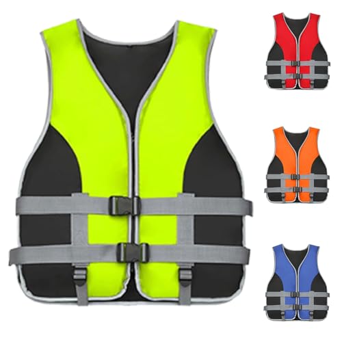 Rettungsweste Schwimmweste Erwachsene Kinder 20-120 kg Atmungsaktiv Neopren Material mit...