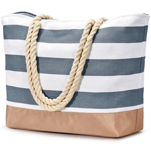 oscaurt Strandtasche Wasserdicht Tote Bag Groß Reisetasche Weekender Damen Handtasche...