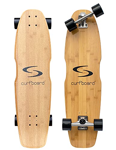 CURFBOARD Classic SE Surfskate | ideales Surftraining: Balance & Carving | Surfcruiser...