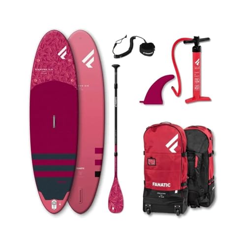 Fanatic Package Diamond Air 9'8' Set SUP Sets rot Einheitsgröße