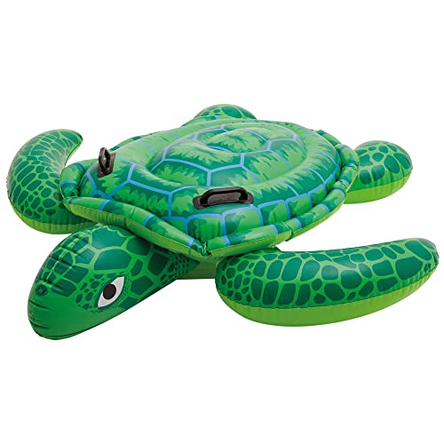 Intex Lil' Sea Turtle Ride-On - Aufblasbarer Reittier 58001 Blau 335 x 335 cm