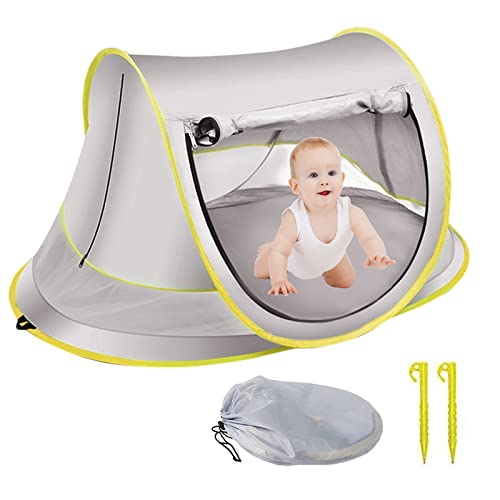 Baby Strandmuschel Strandzelt, Pop-up Baby Strand Zelt, Tragbar Extra Light Strandzelt,...