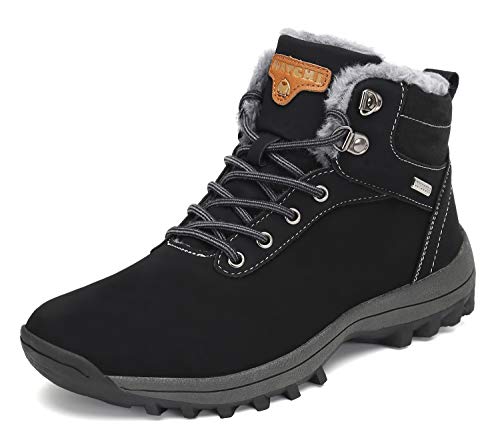 Mishansha Winterschuhe Damen Winterstiefel Herren Gefüttert und Wasserdicht Wanderschuhe...