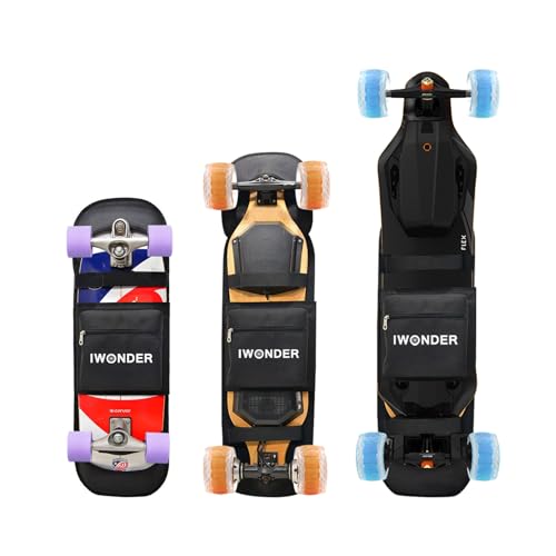 IWONDER Elektrischer Skateboard-Rucksack, Normale Skateboard-Tasche, verstellbare...