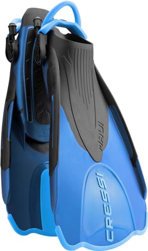 CRESSI Maui Short Fins - Verstellbare Kurzee Flossen mit EBS System zum Schwimmen und...