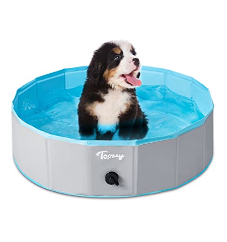 Toozey Hundepool für Große & Kleine Hunde, 80cm / 120cm / 160cm Faltbare Hunde Pools,...