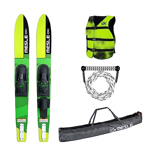 Mesle Wasser-Ski Set XPlore 157 cm mit Weste Sportsman + Leine Combo + Tasche Universal,...