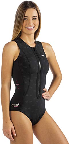 CRESSI Termico Lady Swimsuit 2 mm - Damen Schwimmanzug Ärmellos, aus Stark Dehnbarem 2mm...