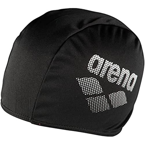 ARENA Unisex-Youth Polyester II JR Badekappen für Schwimmer, Schwarz, NS