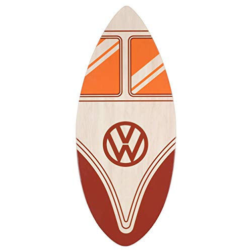 Board Masters VW Collection - Volkswagen Skimboard Echtholz (104 cm) Unisex mit T1 Bulli...