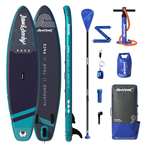 AQUAPLANET Aufblasbares Stand-Up Paddleboard Set - Pace