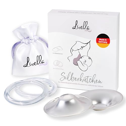 Livella | Silberhütchen aus 999er Silber mit 2x Comfort-Ring | Made in Germany | Hilfe...