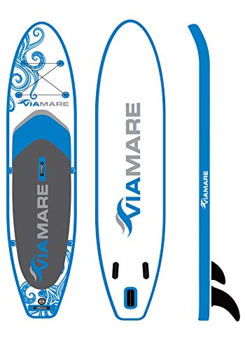 VIAMARE SUP Board Set 330 S Octopus Blue