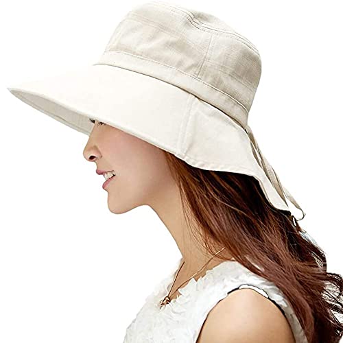 Comhats 100% slub cotton sun hat ladies