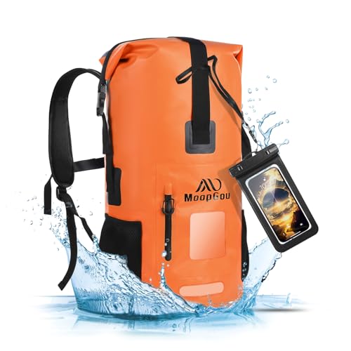 MoopGou Wasserdichter Rucksack, Dry Bag 35l/55l-Roll Top Waterproof Beutel mit...