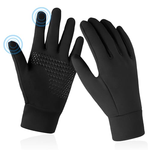 YANIKY Touchscreen Handschuhe Herren Damen, Laufhandschuhe Fleece Handschuhfutter, Warme...