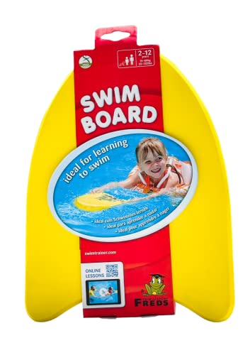 FREDS SWIM ACADEMY Schwimmbrett für Kinder - SWIMBOARD als Schwimmhilfe um spielend...