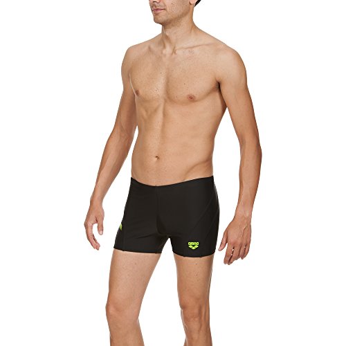 arena Herren Badehose Byor, Black/Energy-Green, 4, 27602