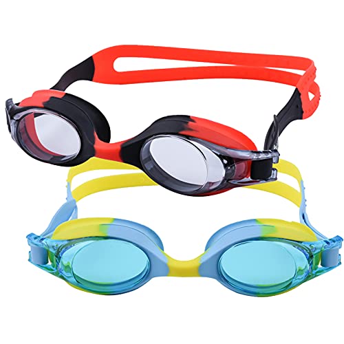 Hyxodjy 2 pieces children swimming goggles