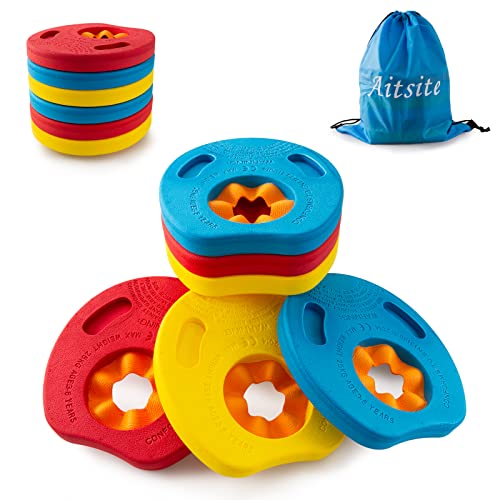 Aitsite Schwimmflügel Kinder 3-6 Jahre 6pcs Schwimmscheiben Schwimmscheiben Kinder Set...