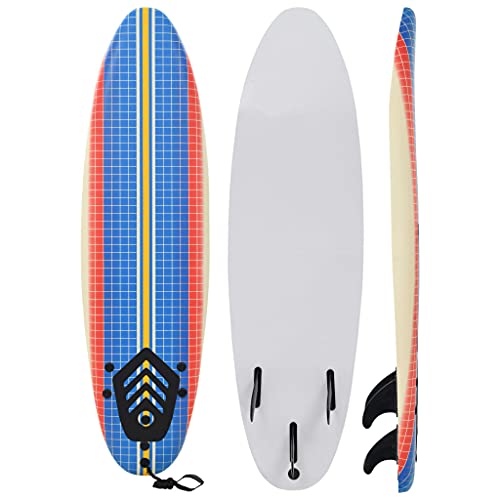 vidaXL Surfbrett 170cm Mosaik Surfboard Shortboard Stand Up Board Wellenreiter