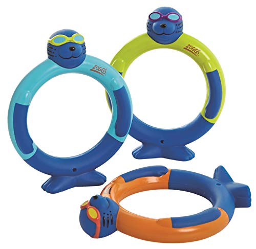 Zoggs Unisex Jugend Zoggy Dive Rings Tauchspielzeug, Multi, One Size