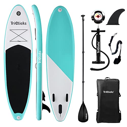 Triclicks SUP Board Aufblasbares Stand Up Paddle Board Paddling Board Surfboard mit...