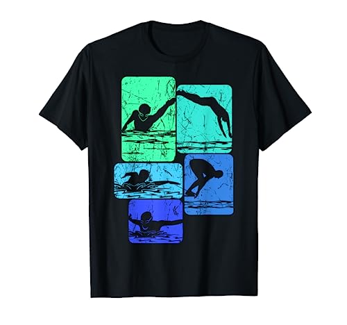 Schwimmen Schwimmer Schwimm T-Shirt